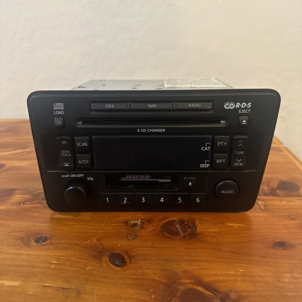 98-04 QX4 INFINITY NISSAN PATHFINDER BOSE STEREO 6 CD CASSETTE TAPE  PN-2543N